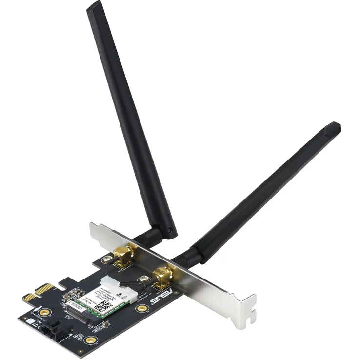 Asus WL-PCE-AX1800, PCIe-WLAN-Adapter mit Wi-Fi 6, 1800 Mbit/s, Dualband, Bulk-Version – Bild 1