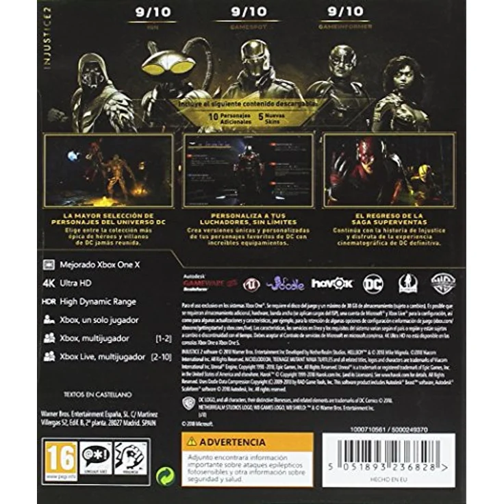Warner Bros Interactive Spain Injustice 2 - Legendary Edition, Xbox One-Spiel mit erweiterten Charakteren und Inhalten – Bild 2