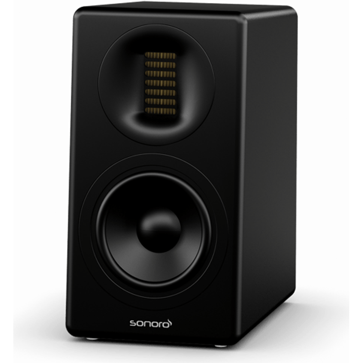 Sonoro Orchestra Slim Schwarz (matt) Regal-Lautsprecher