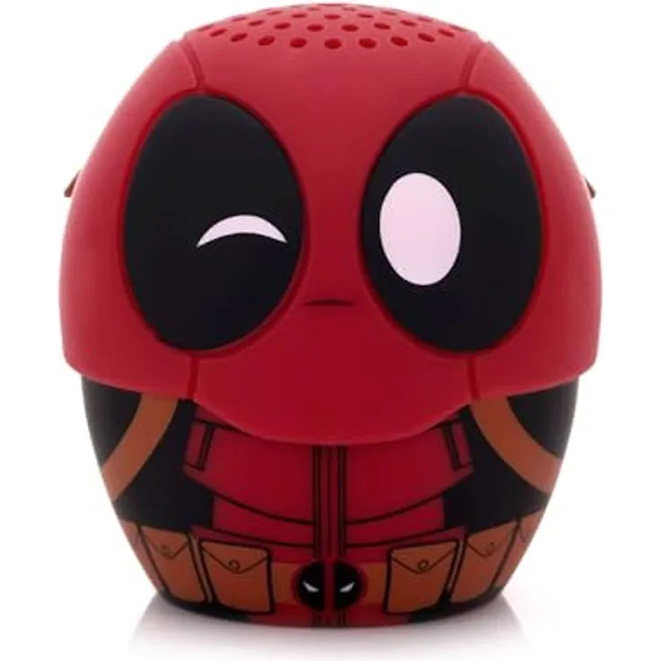 Bitty Boomers BITTYDEAD, Ultra-tragbarer Bluetooth-Lautsprecher mit 4 Stunden Spielzeit, Mehrfarbig, Small