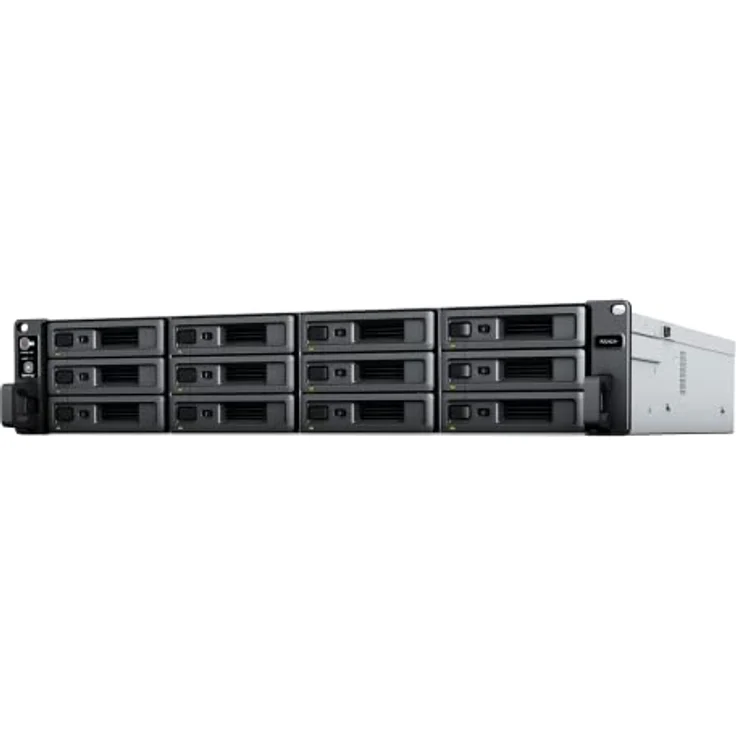 Synology NAS RS2423+ 12bay 19", AMD Ryzen V1780B Quad-Core, erweiterbarer 8 GB DDR4 ECC-Speicher, 4x 1 GbE RJ-45-Anschlüsse – Bild 1