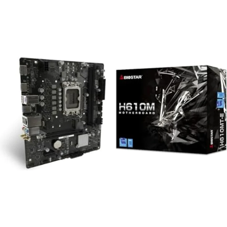 Biostar Motherboard H610MTE LGA 1700 Intel H610 – Bild 1