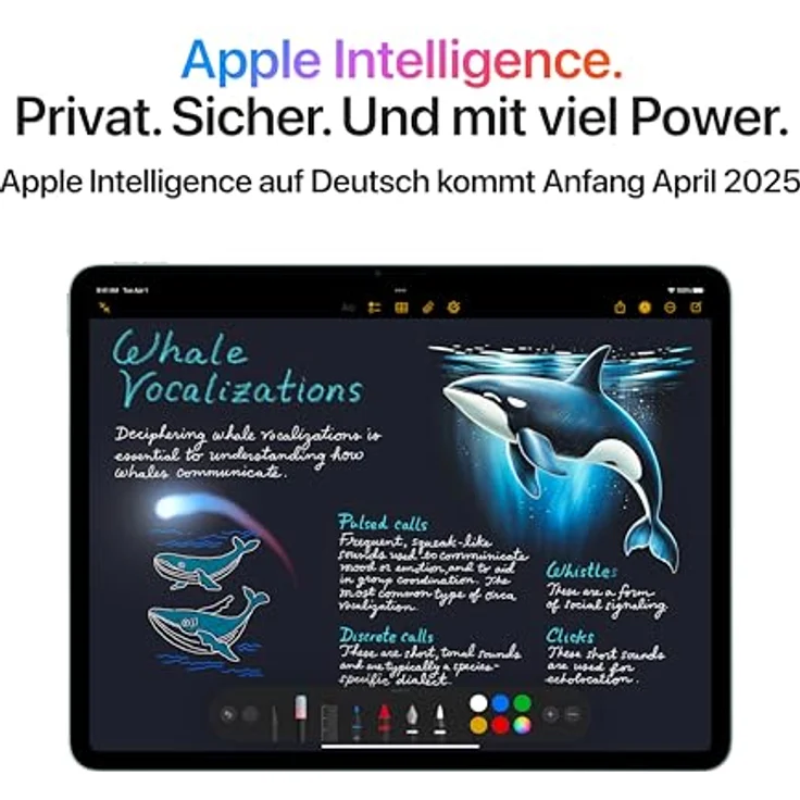 Apple iPad Air 11 Wi-Fi 256 GB Spacegrau - 2025, Tablet mit leistungsstarkem Apple M3 Chip – Bild 3
