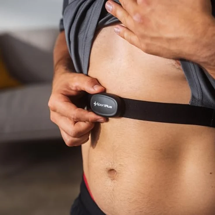 SportPlus Brustgurt SP-100, Fitness-Tracker mit Smart-Technologie und App-Kompatibilität, schwarz – Bild 5