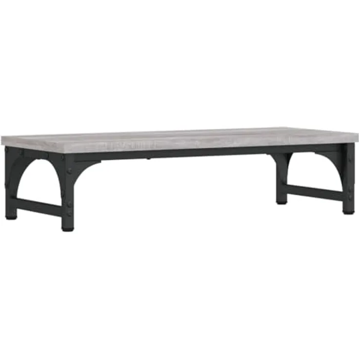 vidaXL Monitorständer Grau Sonoma 55x23x14 cm Holzwerkstoff mit ergonomischem Design