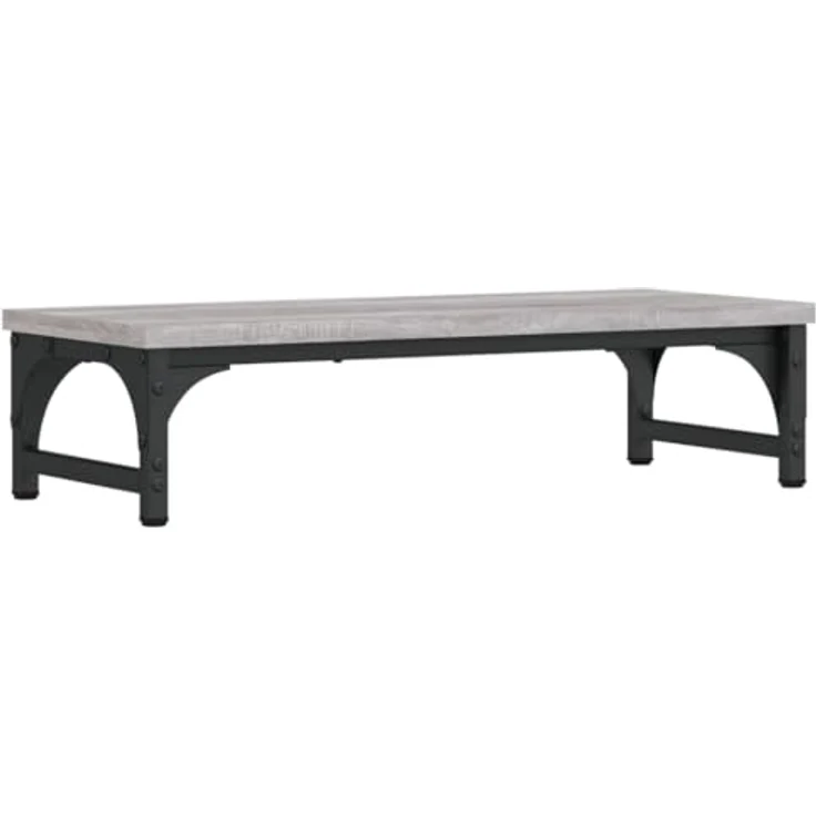vidaXL Monitorständer Grau Sonoma 55x23x14 cm Holzwerkstoff mit ergonomischem Design – Bild 1