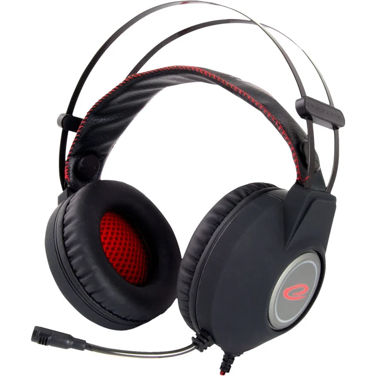 Esperanza EGH440 Nightcrawler, Stereo Gaming Kopfhörer mit Mikrofon, schwarz
