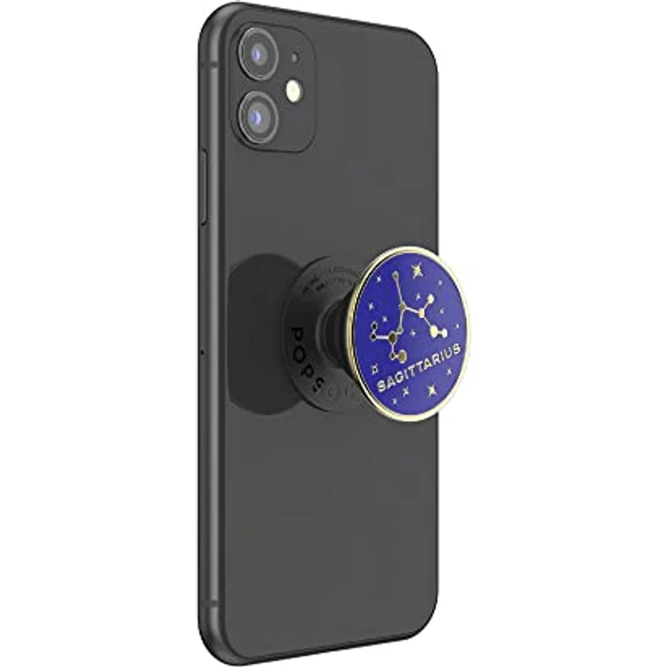 PopSockets: PopGrip - Ausziehbarer Sockel und Griff mit einem Austauschbarem Top für Smartphones und Tablets - Enamel Zodiac Sagittarius – Bild 4