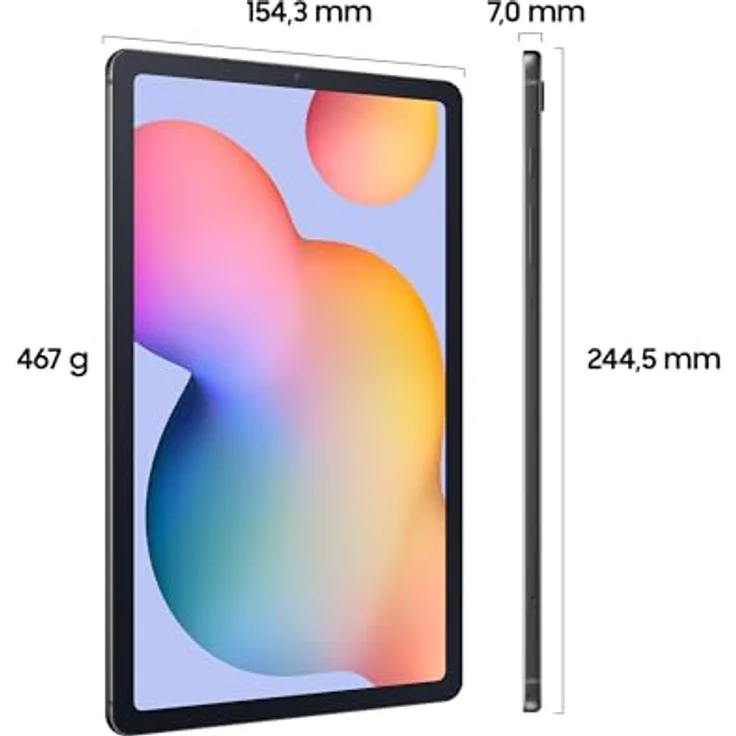 Samsung Galaxy Tab S6 Lite LTE Enterprise Edition, inklusive Stift, 10,4 Zoll Android Tablet, 128 GB, 7.040 mAh starker Akku, Business Tablet, Gray – Bild 3