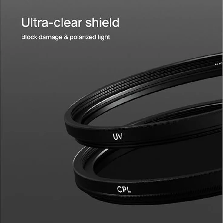 Urth 86 mm UV + Polfilter (CPL) Filter Kit (Plus+), Schärfe und Kontrast, SCHOTT Glas, 1 Baum pflanzen – Bild 4
