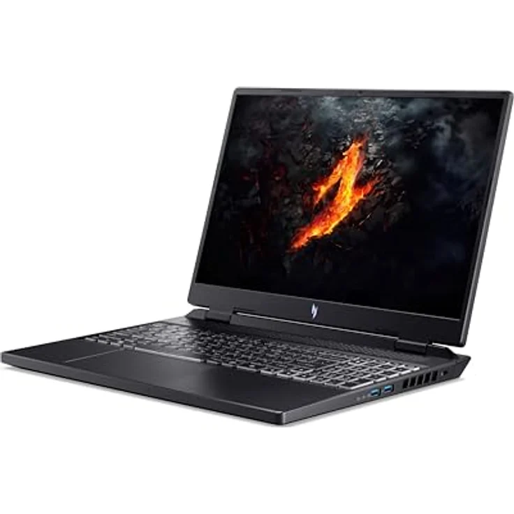 Acer Nitro 16 (AN16-42-R39G) Gaming Laptop | 16" WQXGA IPS 180Hz Display | AMD Ryzen 7 8845HS | 16 GB RAM | 1 TB SSD | NVIDIA GeForce RTX 4070 | Windows 11 | QWERTZ Tastatur | schwarz – Bild 4