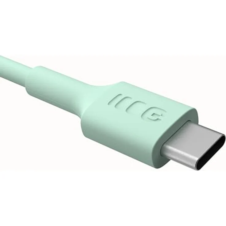 Green Cell PowerFlex, USB-C Kabel 100W PD, USB-C (100W PD) auf USB-C (100W PD), 2 m, Minzgrün – Bild 2