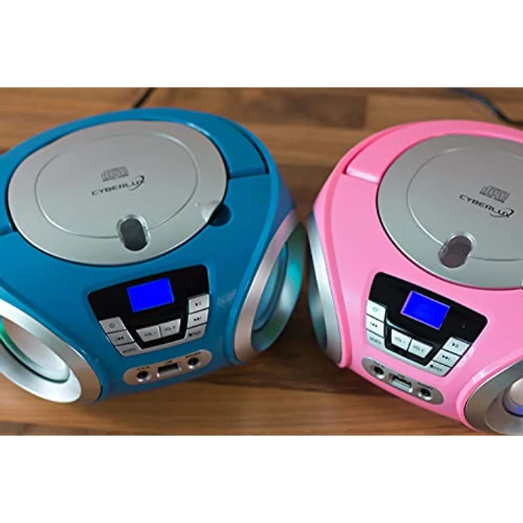 Cyberlux CD-Player mit LED-Beleuchtung in Pink – Bild 9