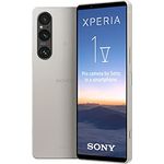 Sony Xperia 1 V (Next Gen Exmor T Sensor, 6,5 Zoll, 21:9, 4K HDR OLED, 120Hz, Dreifach-Objektiv (ZEISS), 3,5mm Klinke, Android 13, IP65/68) 24+12 Monate Garantie  Silber