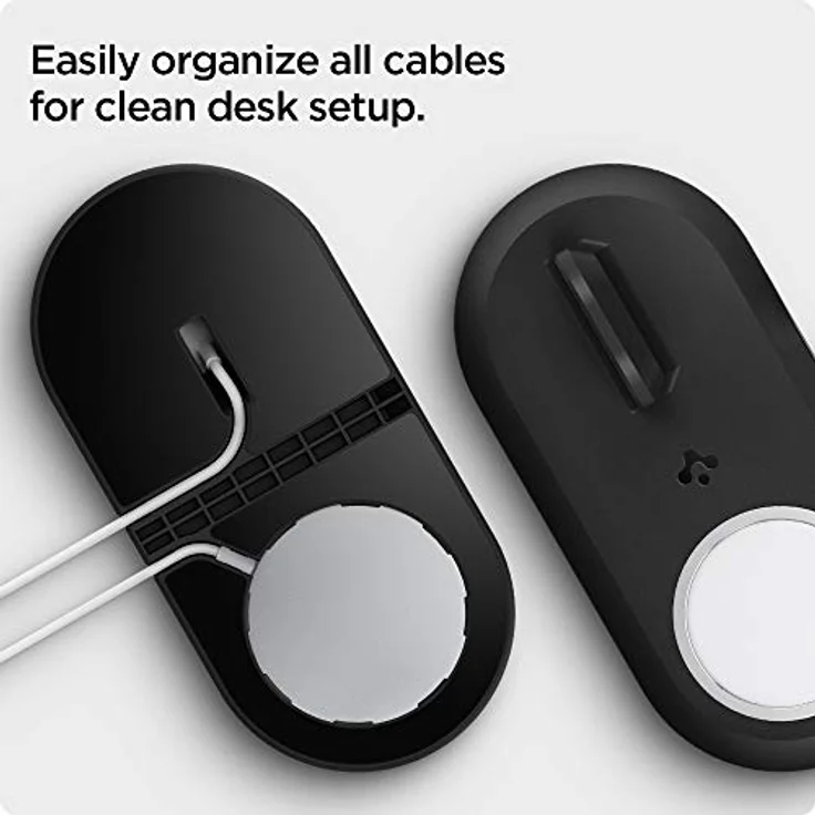 Spigen Mag Fit Duo Designed für MagSafe Ladegerät Pad/Kompatibel mit iPhone 15/14/13/12 und Apple Watch Ultra 2/Ultra 9/8/7/6/5/SE/4/3/2/1 - Schwarz – Bild 5
