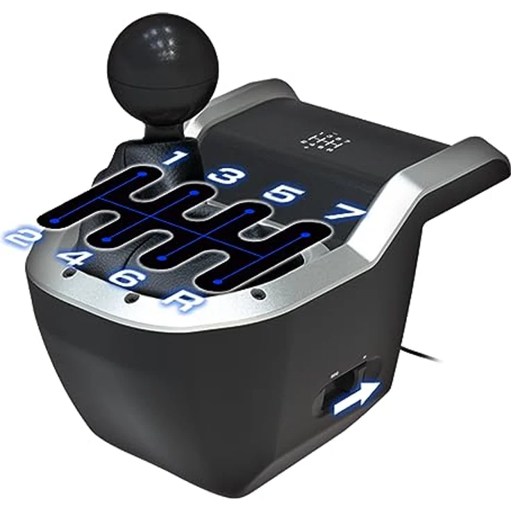HORI 7-Speed Racing Shifter for PC (Windows 11/10), H-Schaltung, sequentielle Schaltung, Hall-Effekt-Sensor – Bild 2
