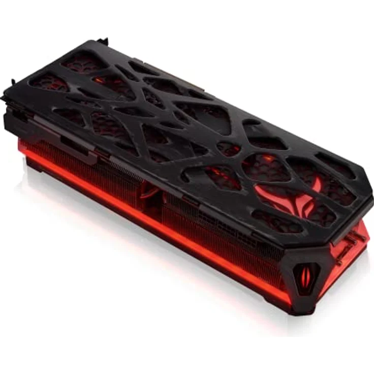 PowerColor Swappable Backplate for RX 7900er Red Devil Alu (SBP-790002), Immersive Devil Skin Design, Leichtes und Ausserirdisches Design – Bild 7