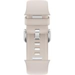 HUAWEI Watch FIT 3 Fluoroelastomer Strap, Weiß - Hochwertiges Material, Flexible Gestaltung, Langlebig