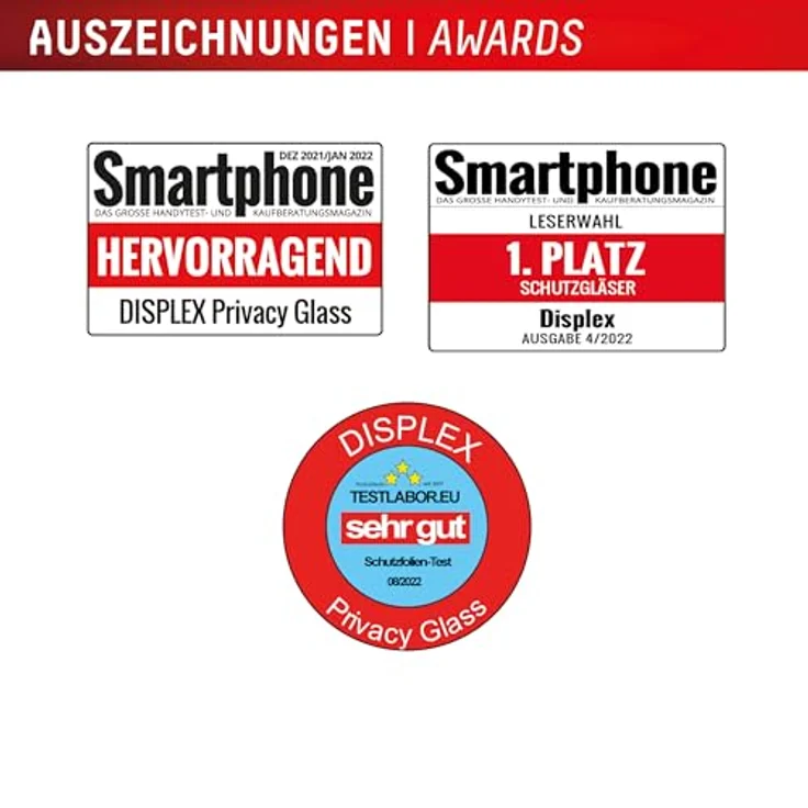 Displex Privacy Schutzglas (10H) FC für iPhone 17/17 Pro, Full Cover Displayschutz mit Blickschutz und Eco-Montagerahmen – Bild 5