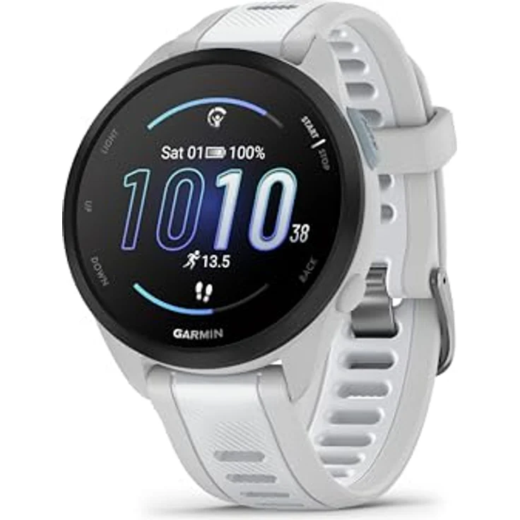 Garmin Forerunner 165, leichte GPS Smartwatch zum Laufen, AMOLED Touchscreen, Trainingsempfehlungen, Gesndheitsdaten, smarten Funktionen – Bild 1