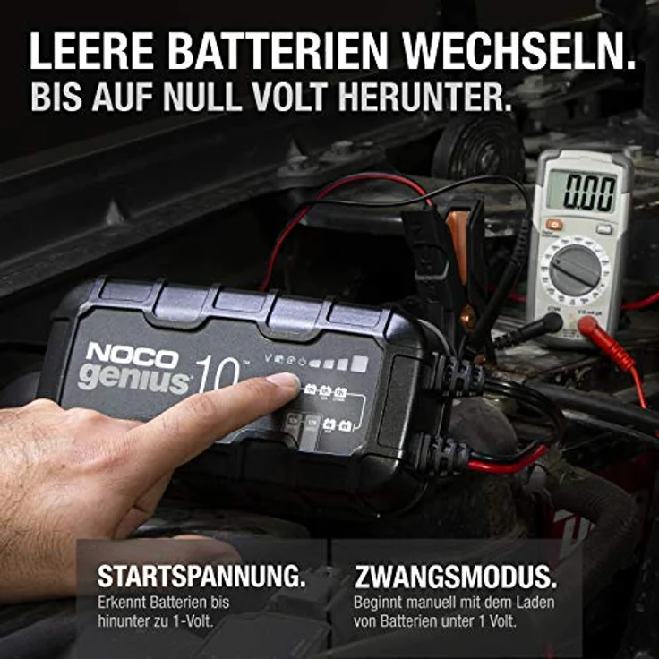 NOCO GENIUS10EU 10A Kfz-Ladegerät 6V/12V, intelligentes Ladegerät für Blei- und Lithium-Batterien – Bild 3