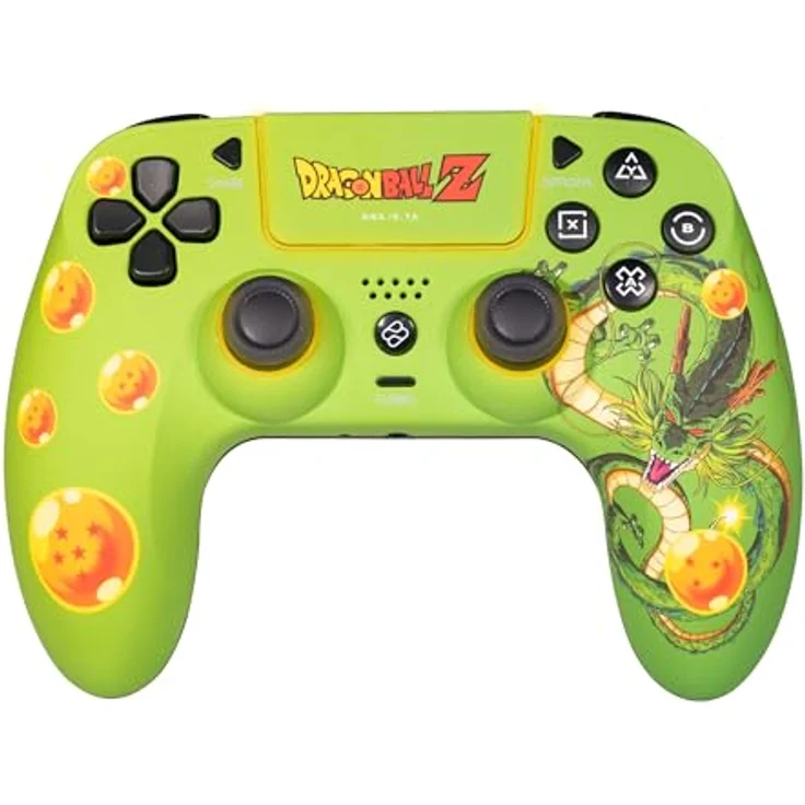 FRTEC DRAGON BALL Z SHENRON Wireless Controller mit RGB-LED-Licht, kompatibel mit PC und PS4, Bluetooth-Gamepad, 950-mAh-Akku, 10 Stunden Akkulaufzeit – Bild 1