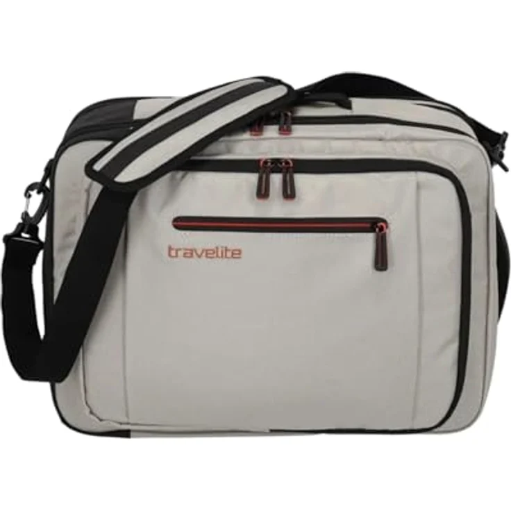 Travelite Crosslite Reiserucksack, 43 cm mit Laptopfach, weiss, 100% Polyester – Bild 2