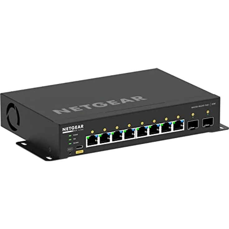NETGEAR AV Line M4250-8G2XF-PoE+ vollständig verwalteter Desktop-Switch (GSM4210PX) – Bild 2