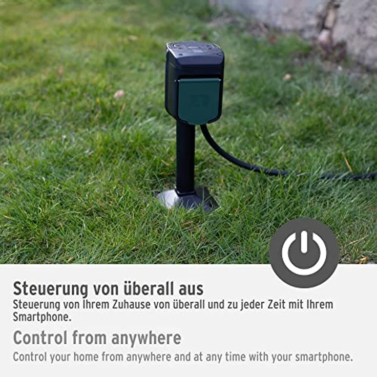 Brennenstuhl WiFI Gartensteckdose mit Erdspiess – Bild 4