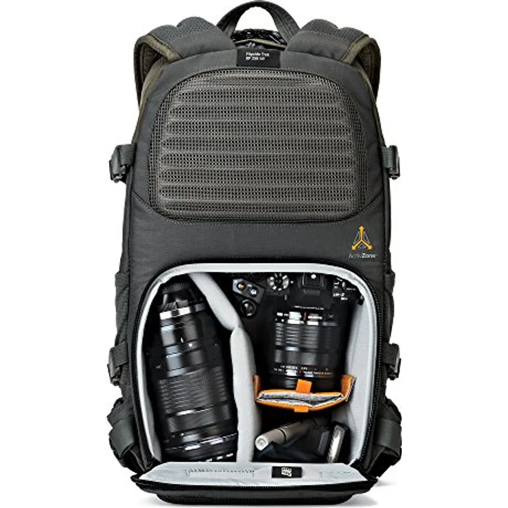 Lowepro LP37014-PWW Flipside Trek Kameratasche BP 250 AW grau-dunkelgrün – Bild 5