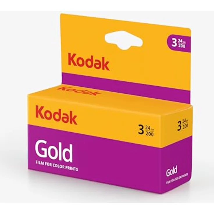 Kodak 6033971 Gold 200 Film (lila-gelb) – 3 Rollen – 24 Belichtungen pro Rolle – Bild 2