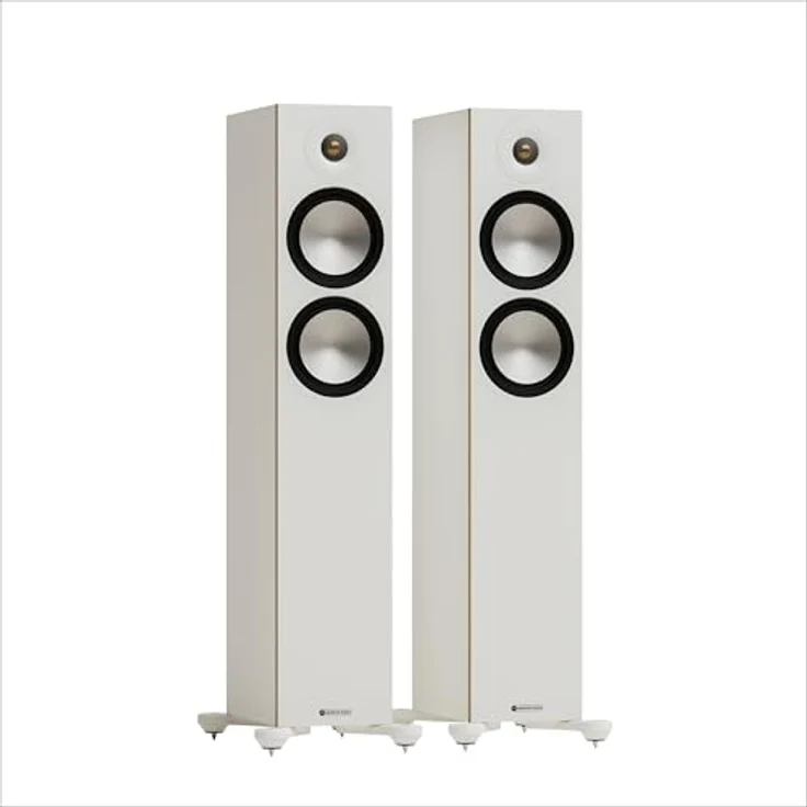 Monitor Audio Bronze 300 7G, Standlautsprecher mit Zweieinhalb-Wege-Design, Walnuss – Bild 1