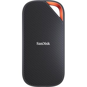 Bild für SanDisk Extreme PRO mit USB4 4 TB (portable SSD, bis zu 3.800 MB/s Lesegeschwindigkeit, IP65, USB-C & Thunderbolt, Silikonhülle & Aluminiumgehäuse)