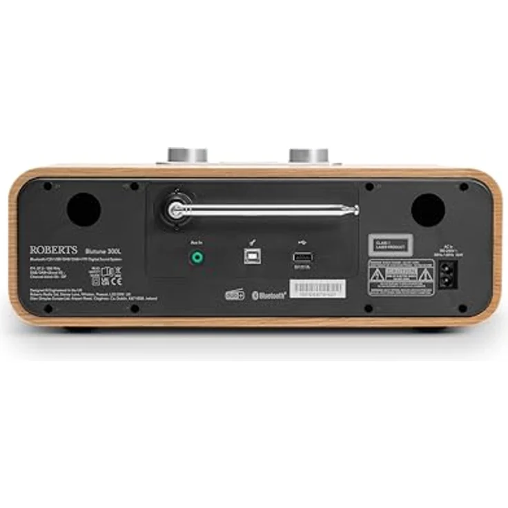 Roberts Radio Blutune 300L, All-in-One Audiosystem mit CD, DAB+/FM, Bluetooth, USB, Kirschbaum – Bild 4