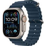 Apple Watch Ultra 2 (49 mm, 4G), Titan-Gehäuse, wasserdicht bis 100 m, Always-On OLED-Display