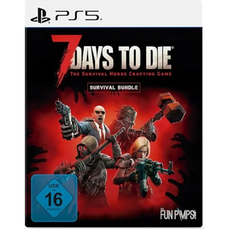 The FunPimps 7 Days to Die, Console Edition - Survival Bundle für PlayStation 5 mit Artbook, Soundtrack und Sammlerbox – Bild 1