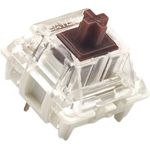 Packung mit Gateron ks-9 G PRO Tastenschaltern für Mechanische Tastaturen | Platte Montiert | Vorgeschmierte Switches (Gateron PRO Brown, 65 Stück)