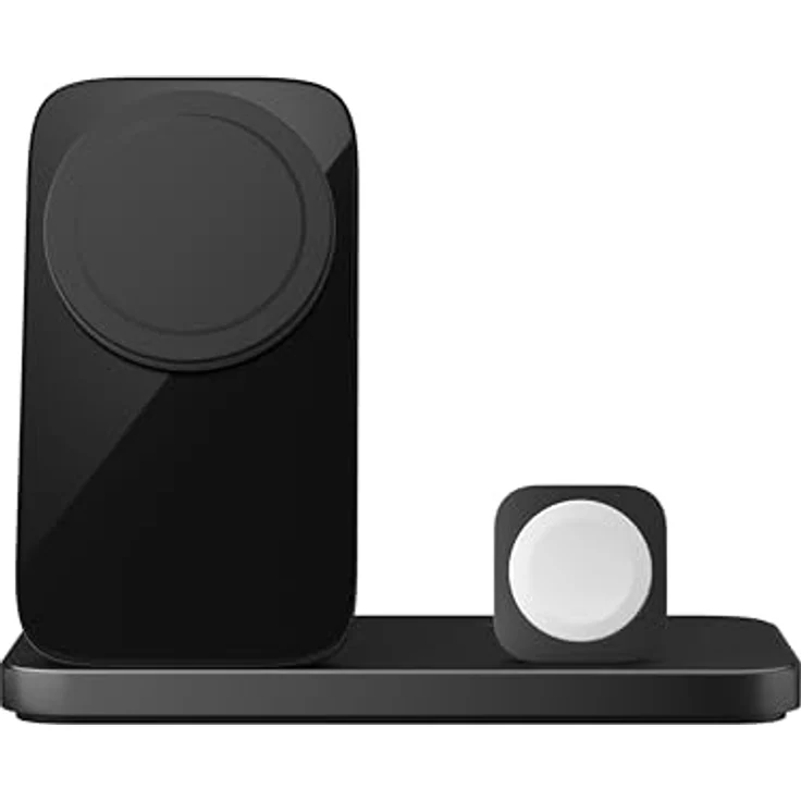 NOMAD Stand One Max V4 MagSafe Qi2.2 Ladegerät 25 W, 3-in-1 Wireless Charger für iPhone, Apple Watch & AirPods (Carbide) – Bild 1