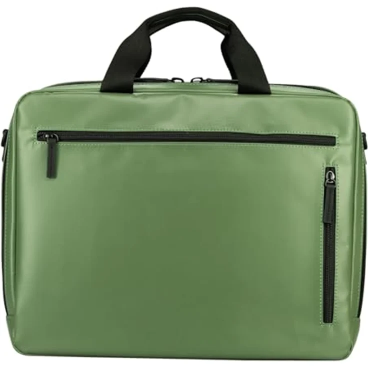Jost Tolja Aktentasche, wasserabweisende Laptoptasche in Grau, 40 x 14 x 31 cm – Bild 4