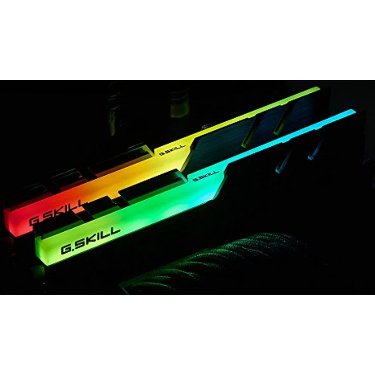G.SKILL F4-3000C16D-16GTZR 16 GB (8 GB x 2) Trident Z R GB-Serie DDR4 3000 MHz PC4-24000 CL16 Zweikanal-Speichersatz - Schwarz mit voller Länge RGB LED-Lichtleiste – Bild 2
