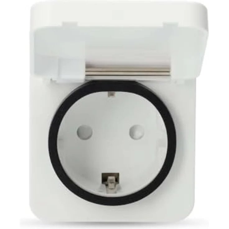 Nedis SmartLife Smart Stecker, Wi-Fi IP44 3680 W, spritzwassergeschützt, Temperaturbereich -25 bis 55 °C, kompatibel mit Android™ und iOS – Bild 1