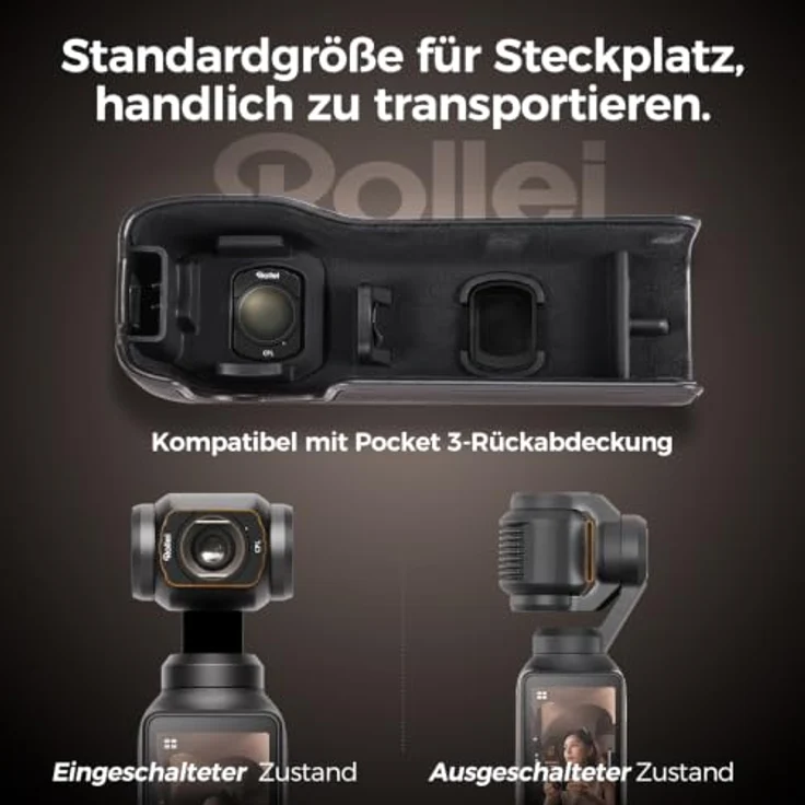 Rollei Filter-Set CPL, ND16, ND64, ND256 für DJI Osmo Pocket 3/4, Magnetisches Design, optisches Glas, leichte Handhabung – Bild 6