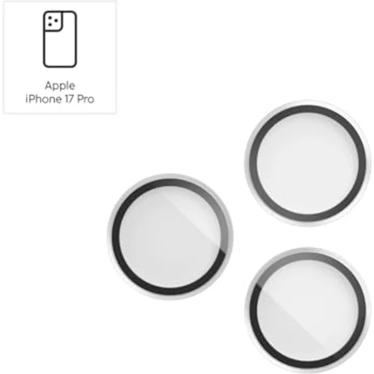 Hama 228565 Lens Protect Kameraobjektivschutz für iPhone 17 Pro/17 Pro Max, 3 Einzellinsen – Bild 2