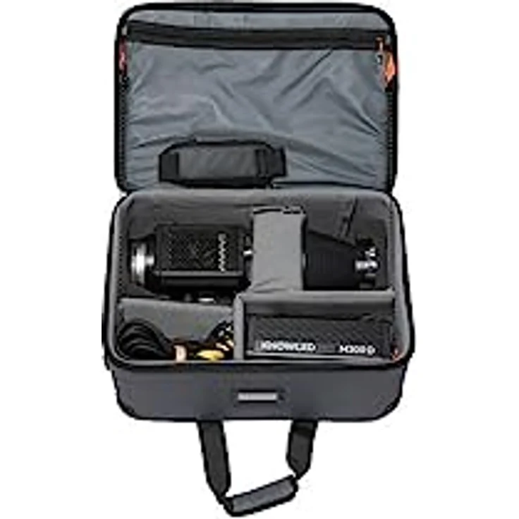 GODOX CB-49 Tragetasche für M300D, M300Bi, M200D oder M200Bi Light, Schultergurt, gepolsterte Inneneinteilungen, Reißverschluss, Gummifüße – Bild 2
