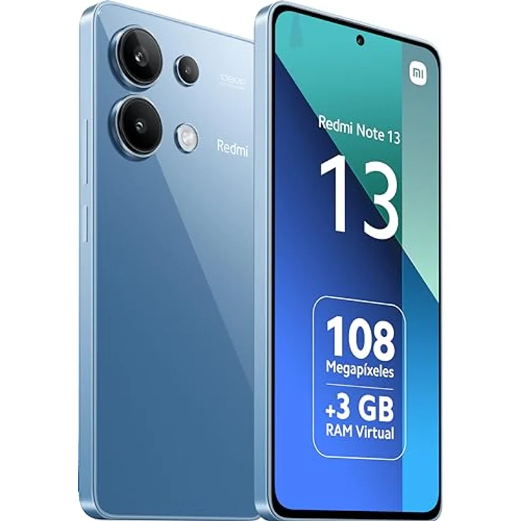 Xiaomi Redmi Note 13, Smartphone mit 120Hz FHD+ AMOLED Display, 128GB Speicher, Ice Blue – Bild 2