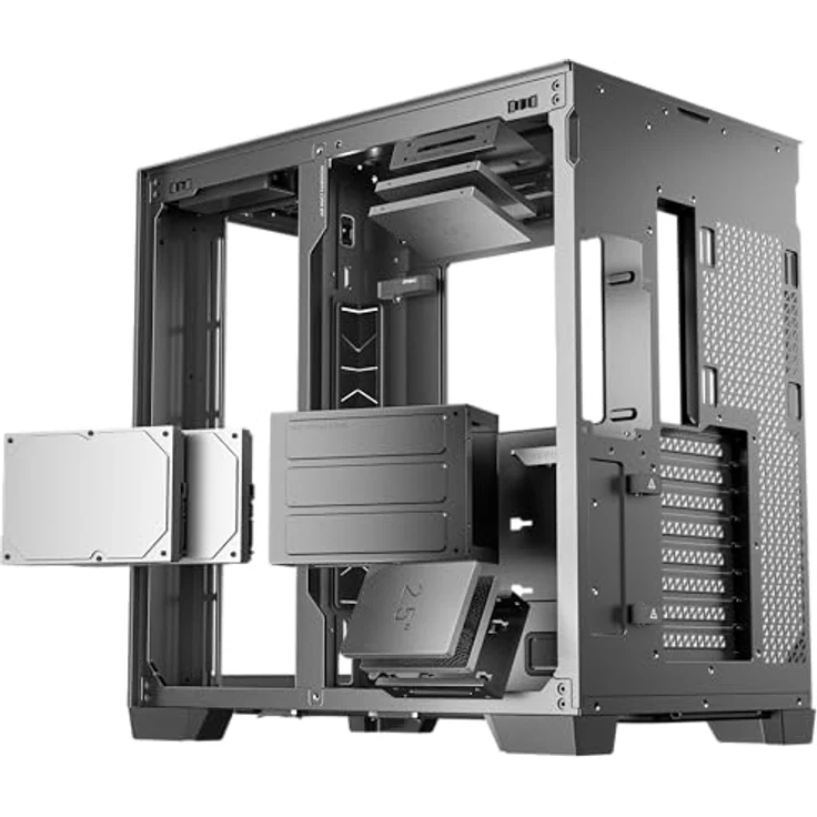 Antec C8 (mATX, ITX, ATX, E-ATX), PC Gehäuse, Schwarz – Bild 26