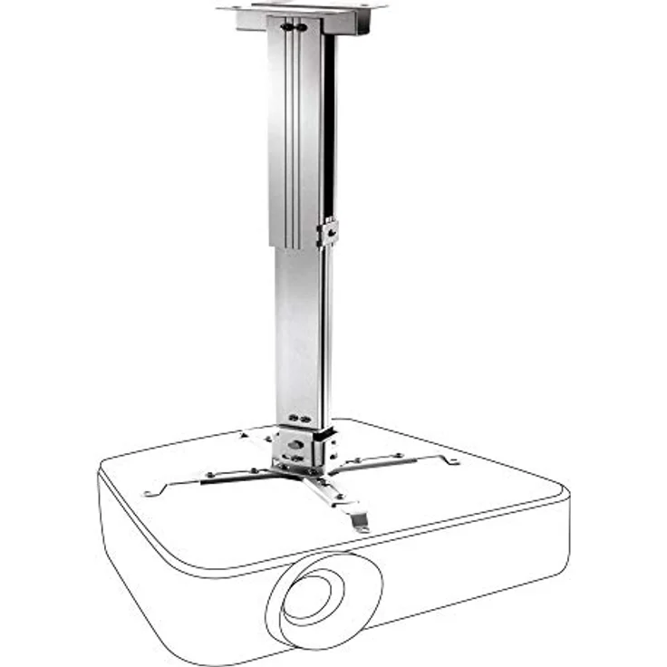 Celexon MultiCel 4070S Deckenhalterung universal, Silber – Bild 2