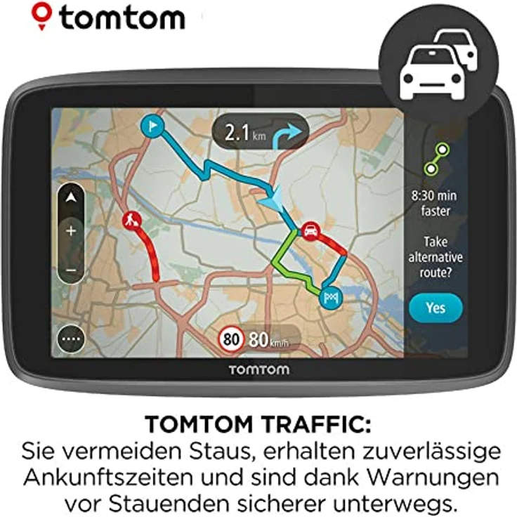 TomTom Go 620 Professional, LKW-Navigationsgerät mit 15,2 cm (6 Zoll) Touchscreen, lebenslangen Karten-Updates und Wi-Fi, schwarz – Bild 3