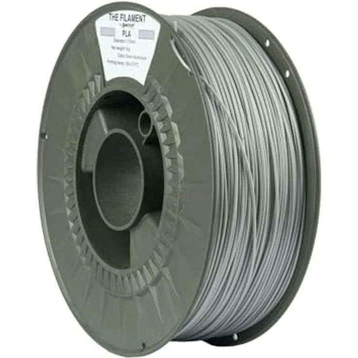 Spectrum Filaments PLA Refill, 1 kg, 1,75 mm, Made in EU, Silber Aluminium – Bild 2