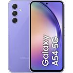 Samsung Galaxy A54 5G, Android Smartphone, 6,4 Zoll Dynamic AMOLED Display, 5.000 mAh Akku, 256 GB/8 GB RAM Handy in Awesome Violet inkl. 30 Monate Herstellergarantie 